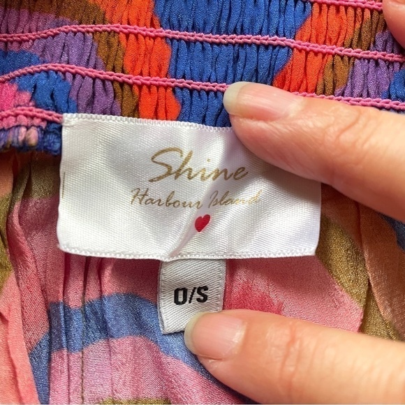 Wavy Psychedelic Rainbow Silk Crepe Wide Leg Resort Pants - O/S 🌈 - Picture 6 of 10